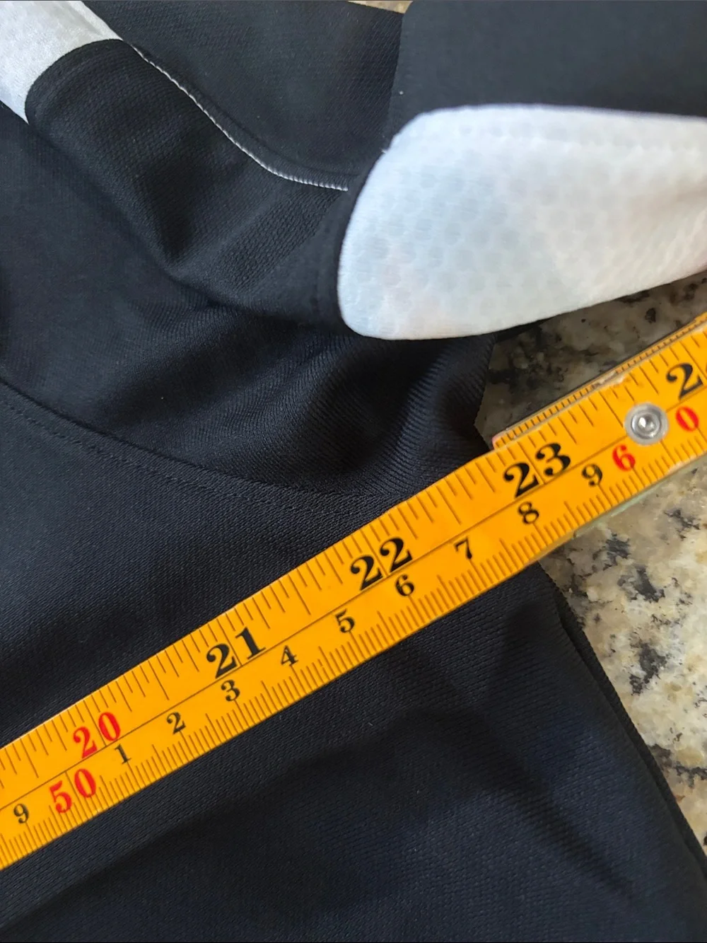 Under Armour Black Track Jacket with White Shoulder Panels
